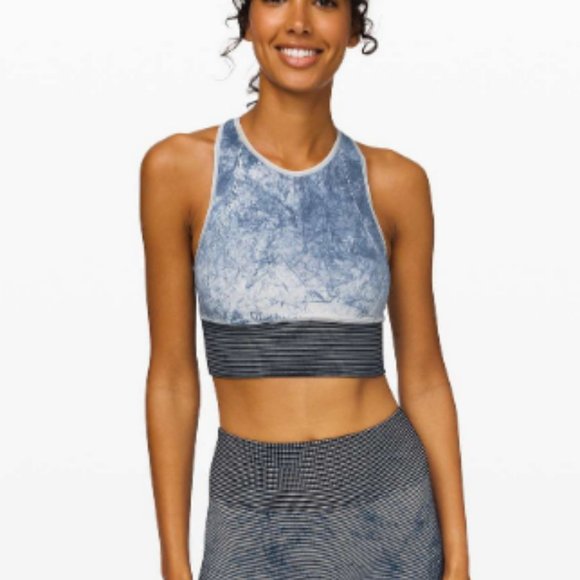 Lululemon Ebb to Train Bra - White / Black / Luna - Size 6 - Picture 2 of 6